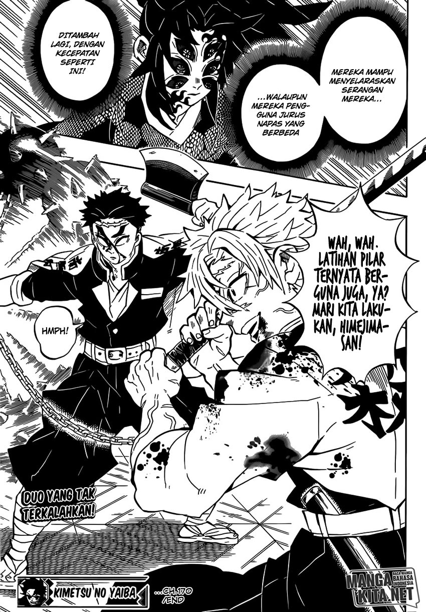 Kimetsu no Yaiba chapter 170